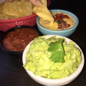 Gluten-free queso and guacamole from El Original